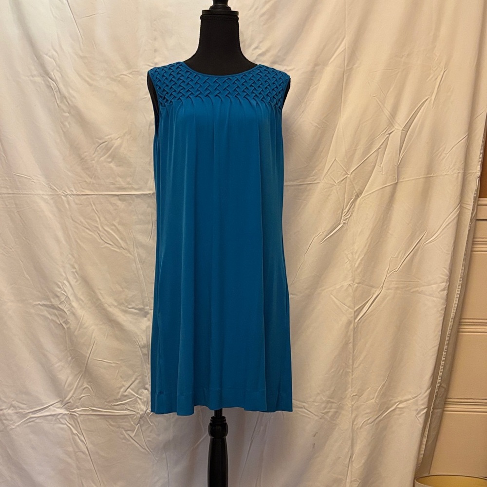 Calvin Klein Teal Sleeveless Mini Dress